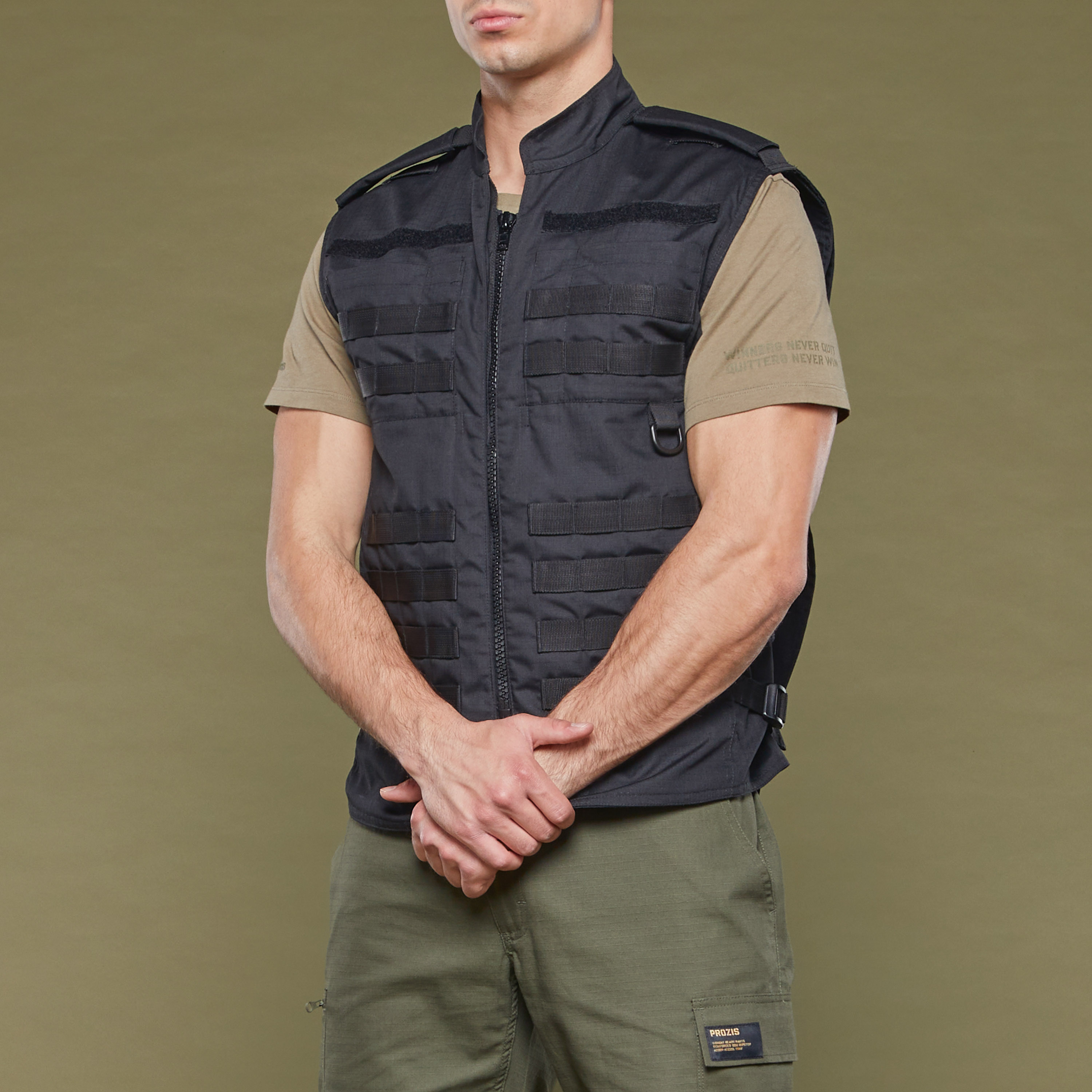 Varios Amplia gama Derecho Army Field Tactical Vest - Black - Clothing Ranges | Prozis