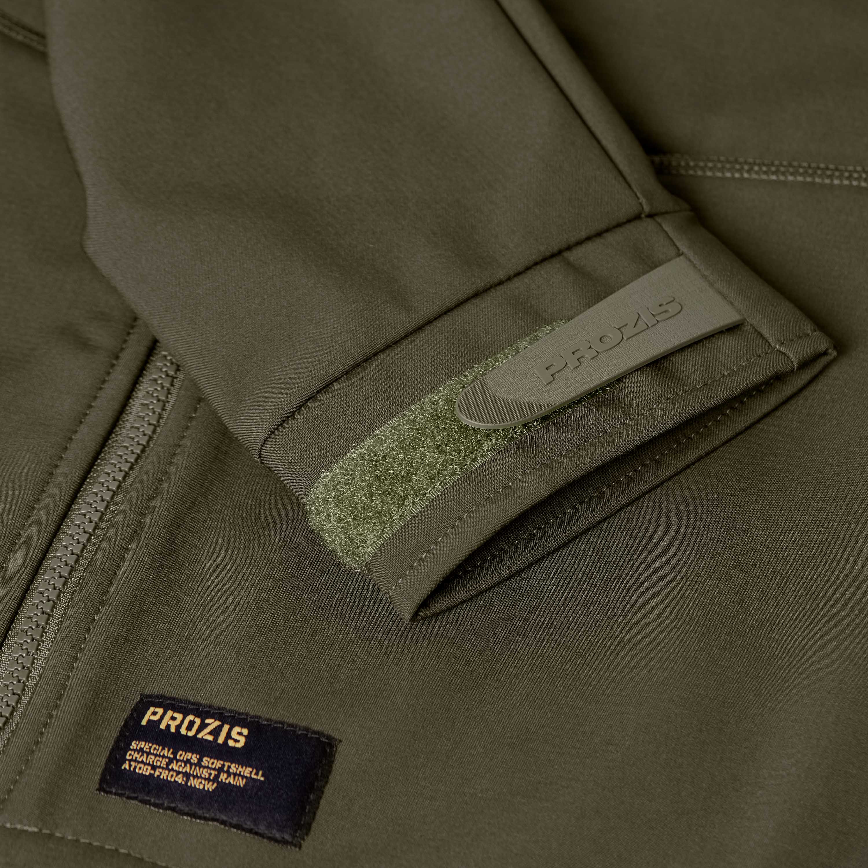 softshell olive green