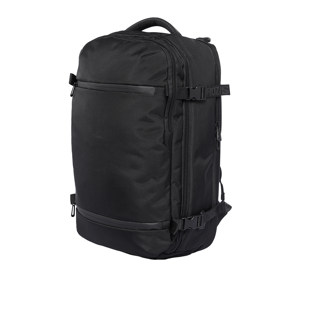 big black backpack
