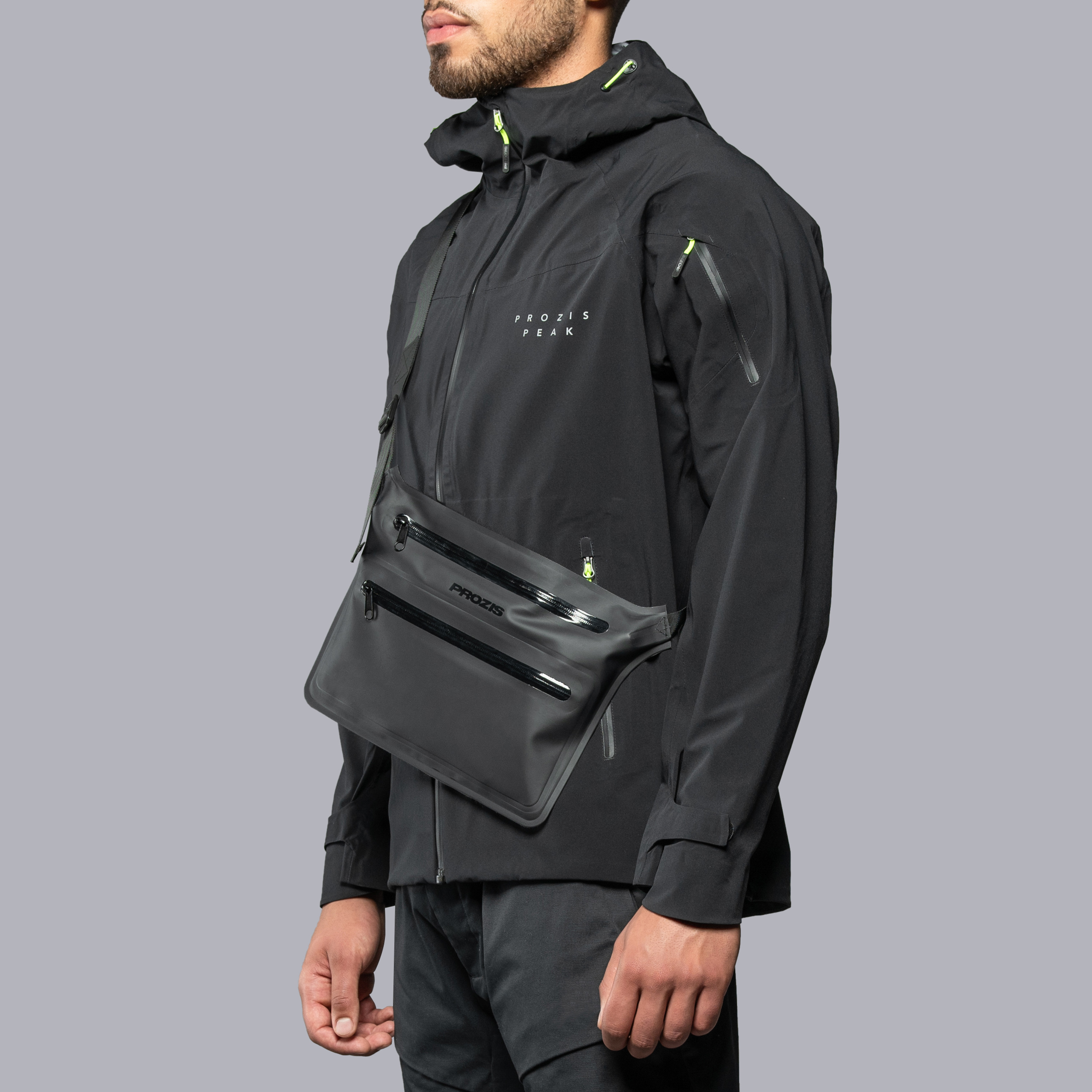 Peak Slim Bag Low Key Matte Black Clothing Ranges Prozis