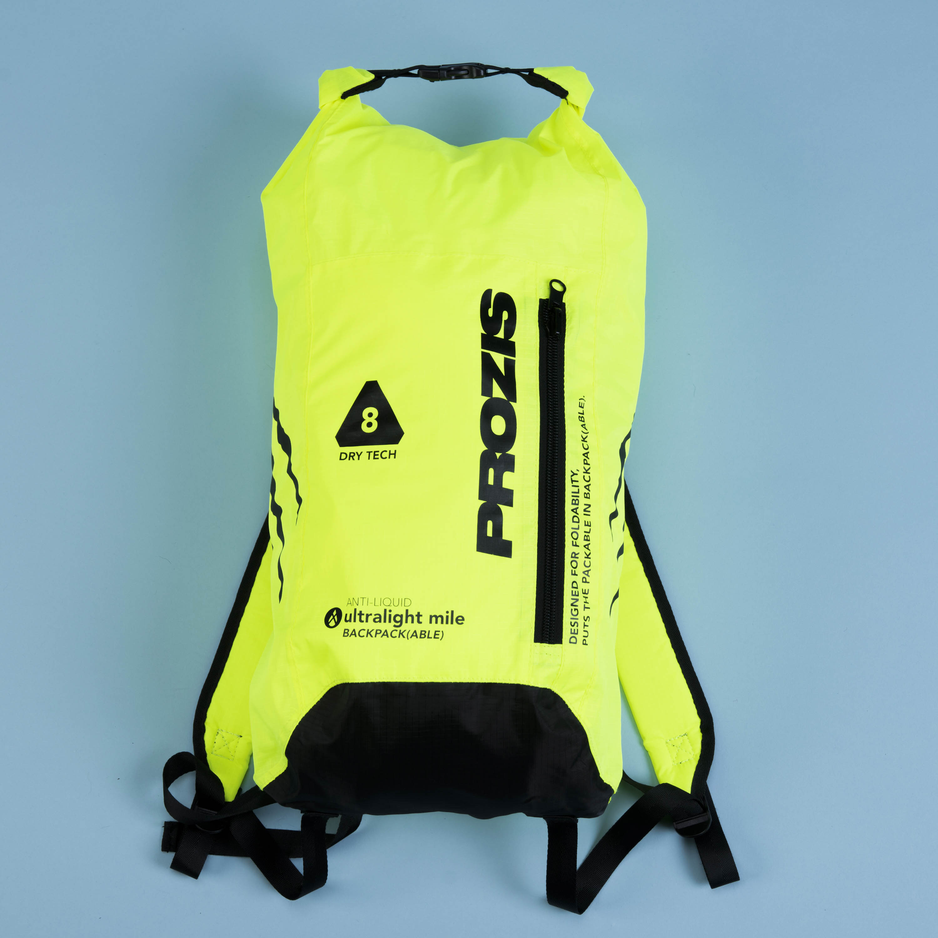 neon yellow bag
