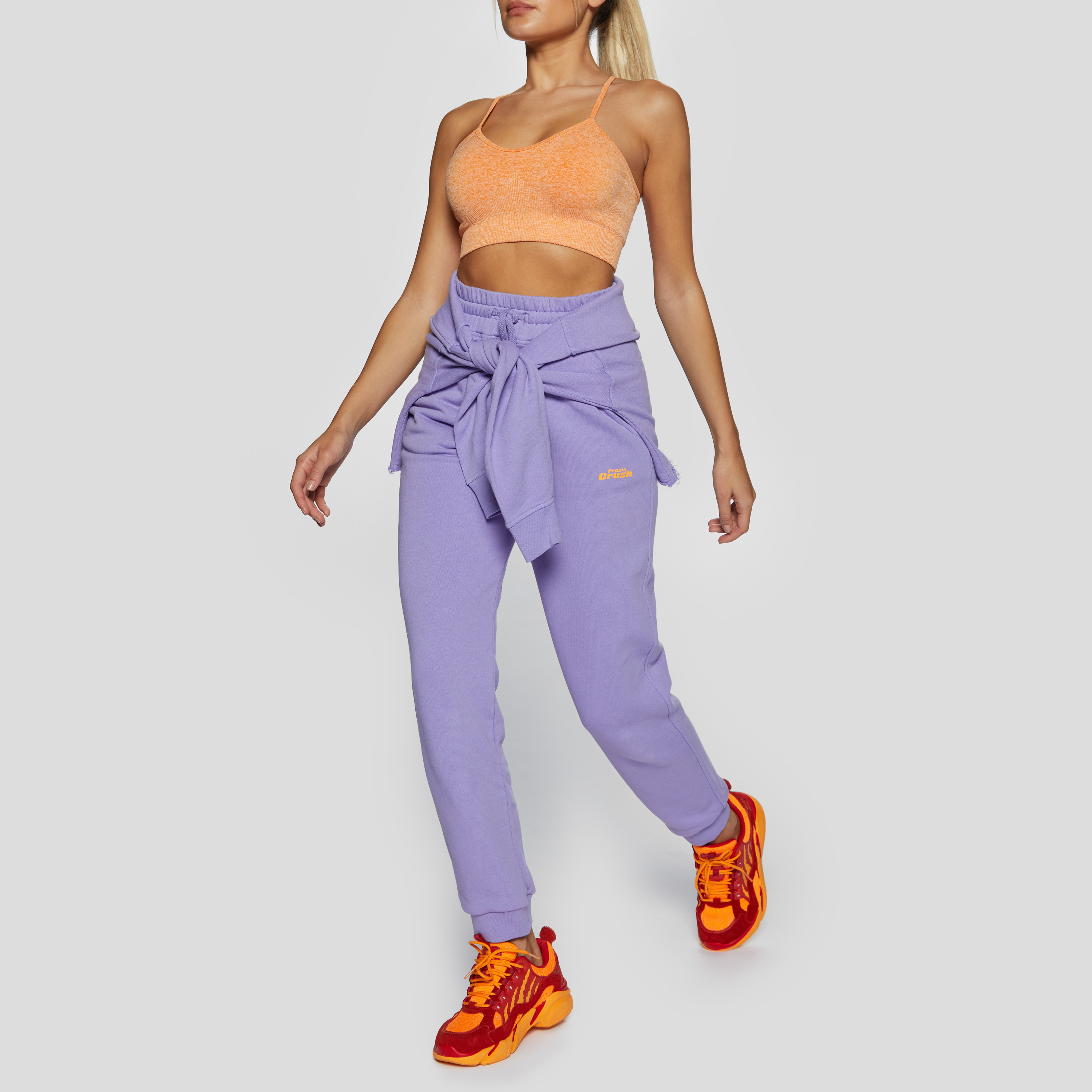 purple jogger pants