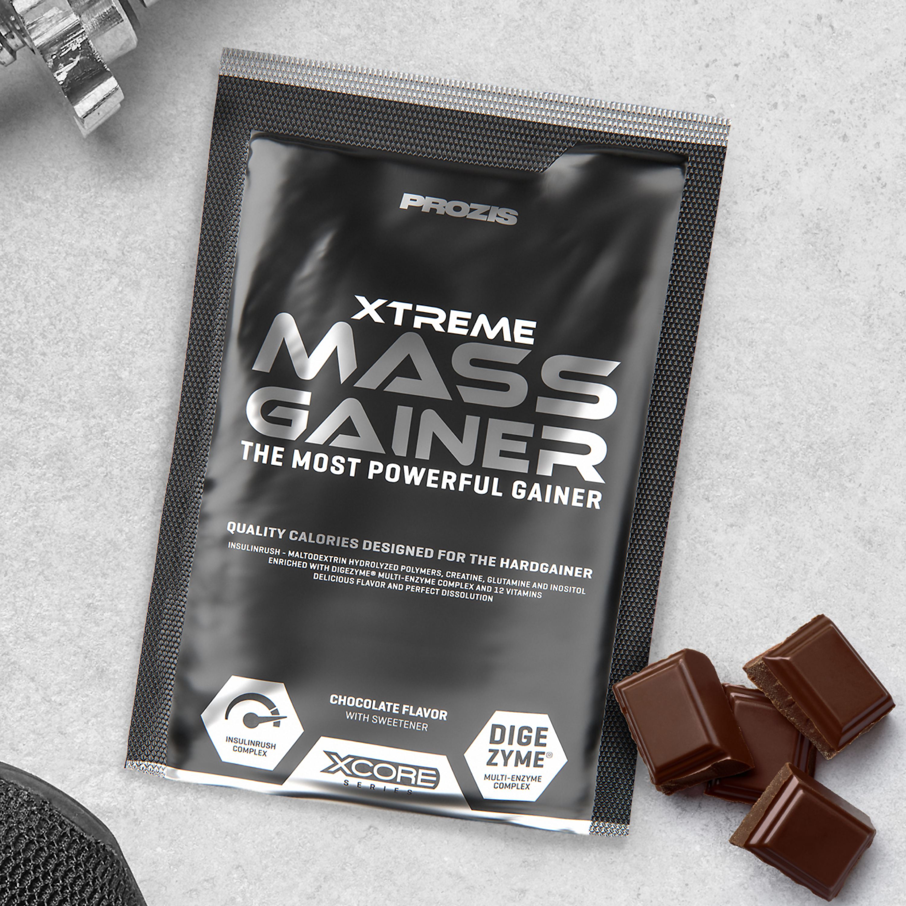 Sachet Xtreme Mass Gainer 67 G Build Muscle Prozis