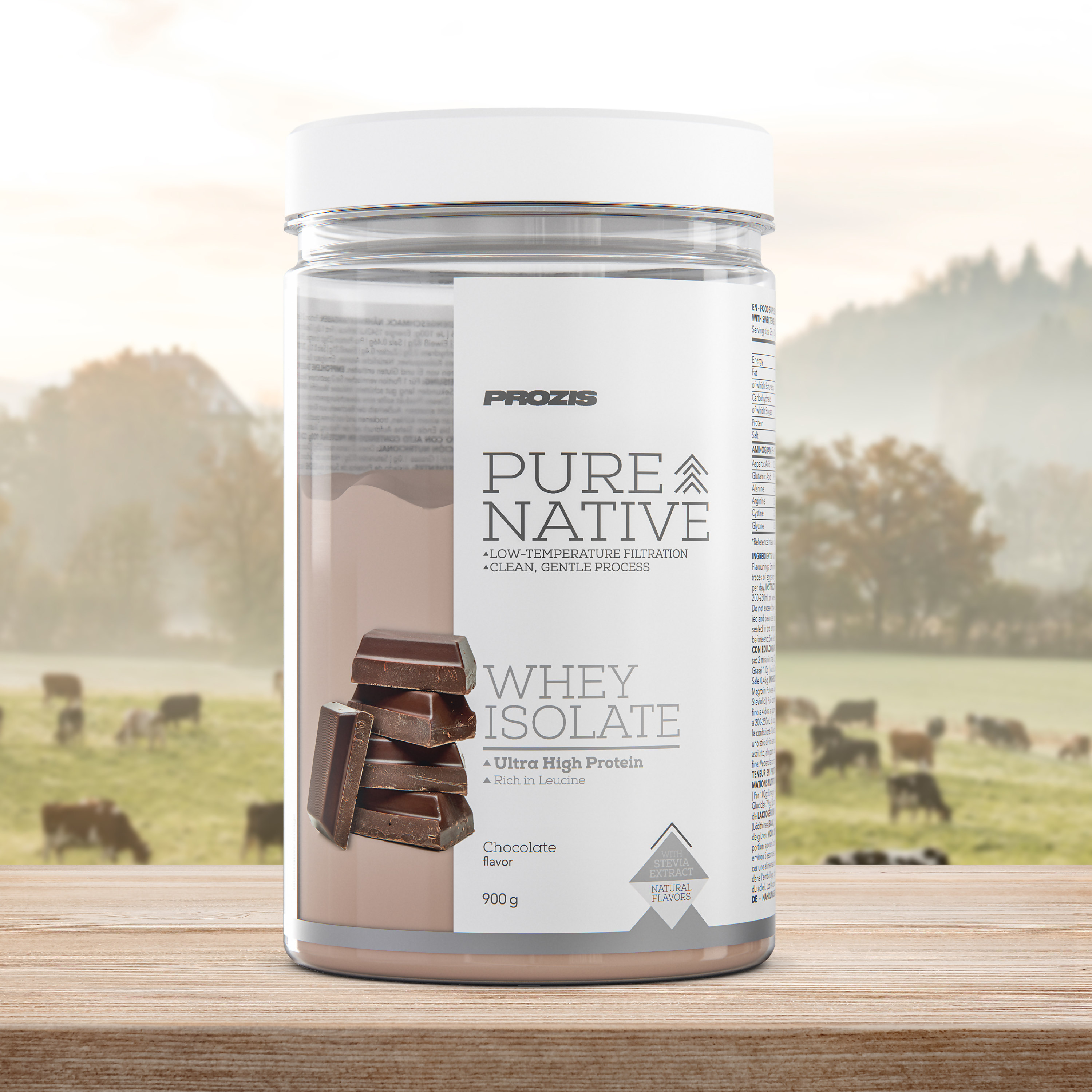 plus erven prins Natural Pure Native Whey Isolate 900 g - Diet Food | Prozis