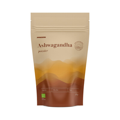 Organic Ashwagandha Powder 125 G Free From Dietary Needs Prozis