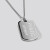 Army Dog Tag Necklace - Silver