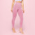 X-Skin Acrobat Leggings in 7/8-Länge mit hoher Taille - Pink Melange