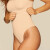 Silhouette NRG Modellierender Tanga mit hoher Taille - Beige