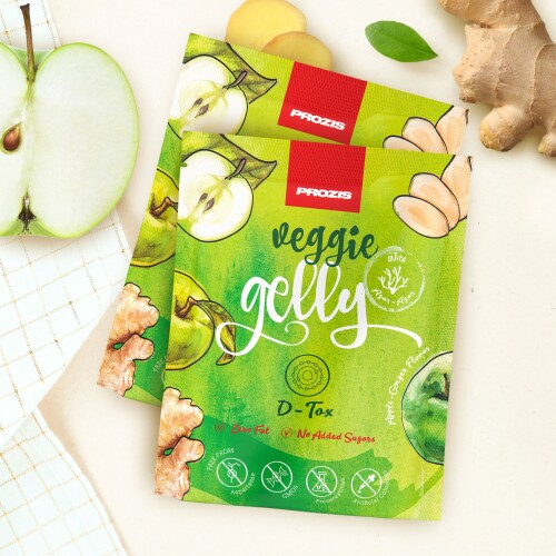 2 x Veggie Gelly - D-Tox 15 g Apple-Ginger