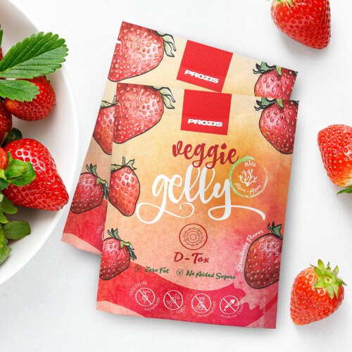 2 x Veggie Gelly - D-Tox 15 g Strawberry