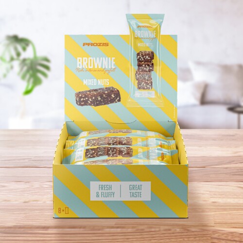 8 x Brownie - Mixed Nuts 60 g