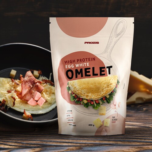 High Protein Egg White Omelet - Ham and Cheese 400 g