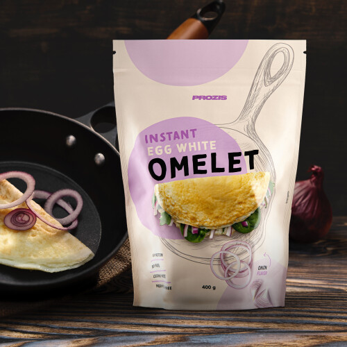 High Protein Egg White Omelet - Onion 400 g