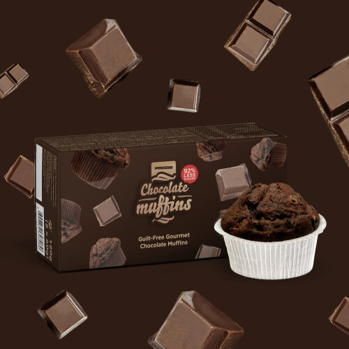 2 x Chocolate Muffins - Low Sugar Muffins 60 g