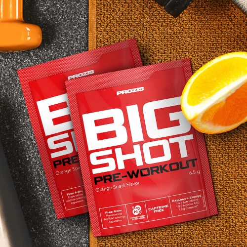 2 x Sachet Big Shot - Pre-Workout Caffeine Free 1 serving
