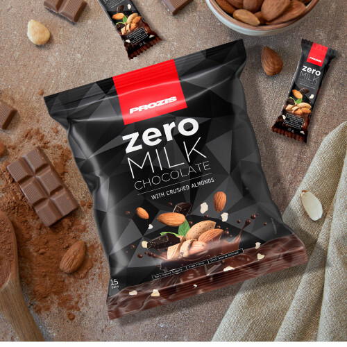 15 x Mini Chocolat au lait aux amandes Zero 10 g