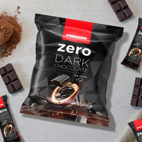 15 x Chocolatina de chocolate negro Zero 10 g