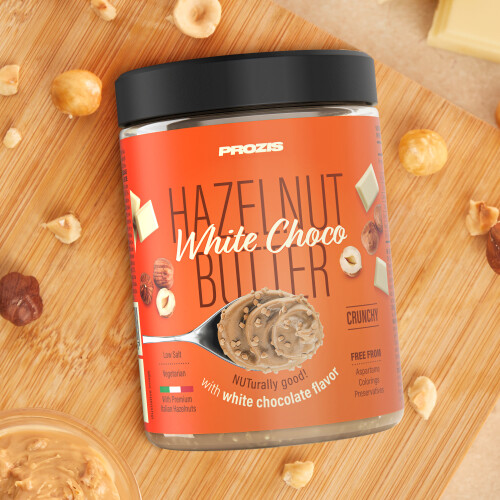 Hazelnut-White Choco Butter - Crunchy 250 g
