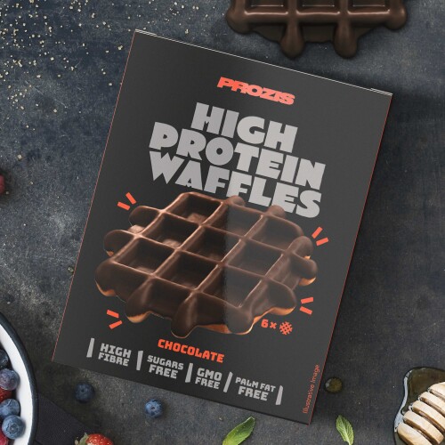 6 x High Protein Waffles - Cioccolato 30 g