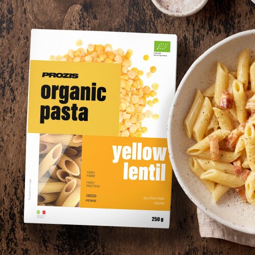 Organic Pasta - Lentilles Jaunes - Penne 250 g