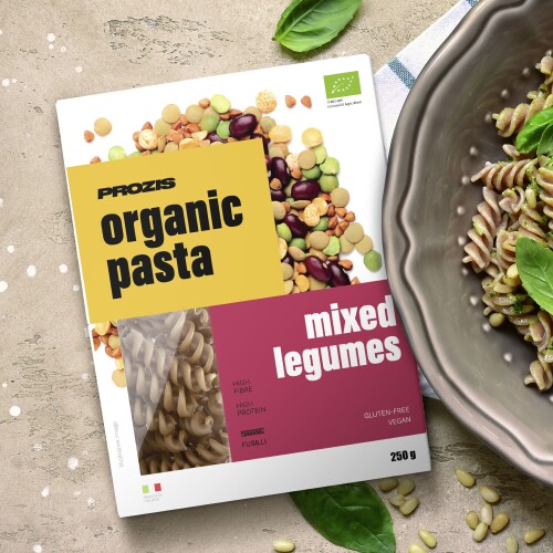 Organic Pasta - Légumineuses Variées - Fusilli 250 g