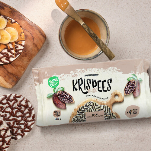 4 x Choc Krispees - Arroz com Chocolate Preto 30 g