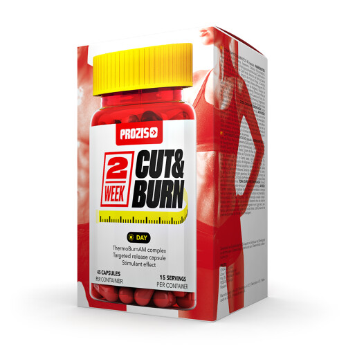 2 Week Cut & Burn 45 Caps Day Queimadores de Gordura e Definição