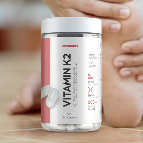 Vitamin K2 Mk7 200mcg 180 Caps Salute Dellatleta Prozis