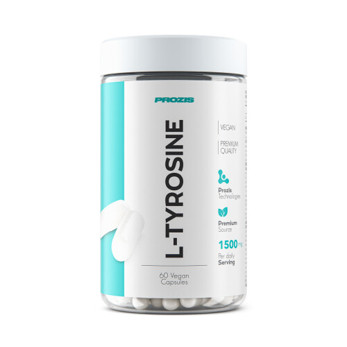 L-Tyrosine 500 mg 60 veg caps - Desenvolvimento Muscular ...