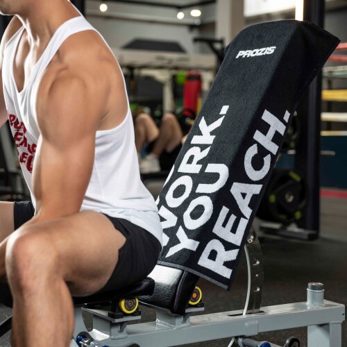 Gearsafe Gym Bench Towel Black Equipment Prozis