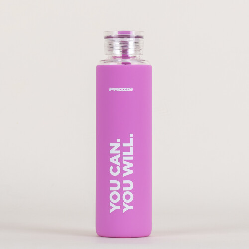 Mantra Glass Bottle - Pink 550 ml