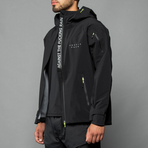 black waterproof jacket