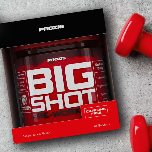 Big Shot Pre Workout Sans Cafeine 46 Doses Developpement Musculaire Prozis
