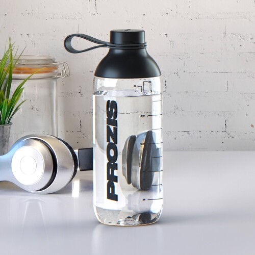 Fusion Shaker Bottle Cristal Black Home Prozis