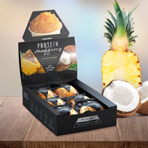 6 x Protein Muffins - Coconut-Pineapple 60 g