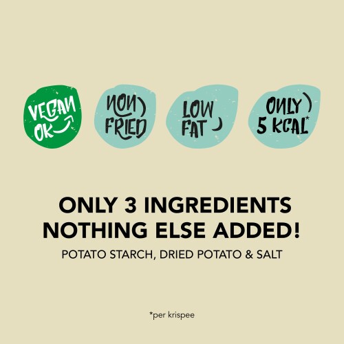 trigon krispees potato with sea salt 75 g bars snacks on the go prozis
