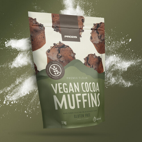 Préparation Sans Gluten pour Muffins Végétaliens au Cacao 1000 g