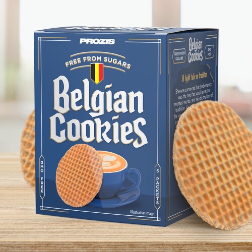 5 x Sugar Free Belgian Cookies 34 g