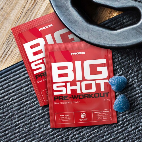 2 x Sachet Big Shot PreWorkout 1 serving Muskelaufbau Prozis