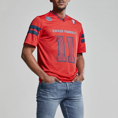 red jersey football