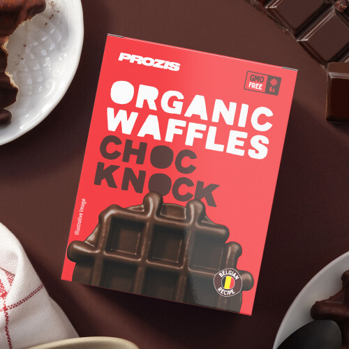 6 x Organic Choc Knock Waffles 30 g