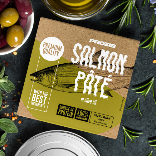 Salmon Pâté - in Olive Oil 75 g