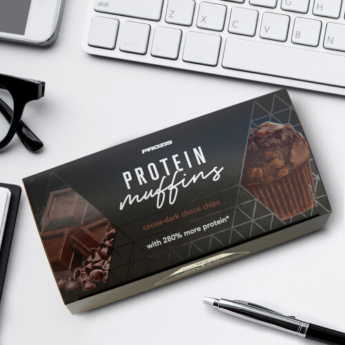 2 X Protein Muffins Kakao Dunkle Schokoladenchips 60 G Backwaren Prozis