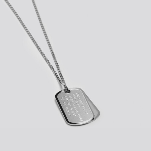 Sterling Silver Military Dog Tags 2024 favors