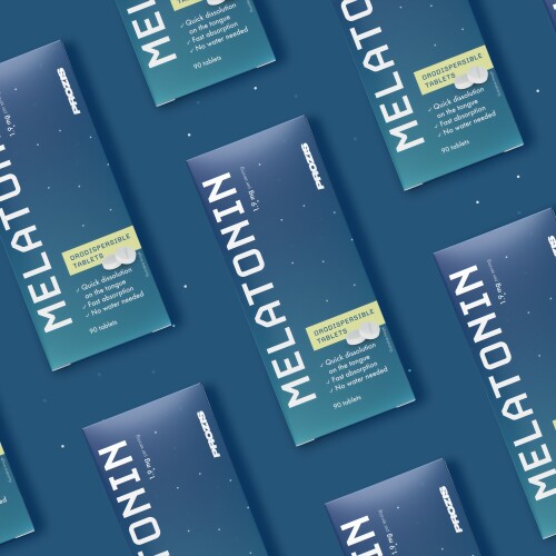 Melatonin 1 9 Mg 90 Orodispersible Tabs Health Prozis
