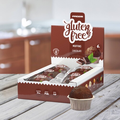 6 x Gluten Free Muffin 60 g Chocolate