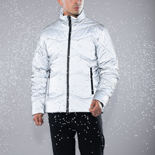 puffer jacket reflective