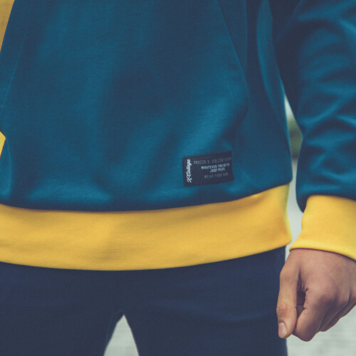 navy college sweatshirt