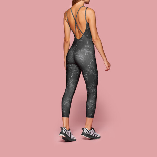 Crush Cher Cosmos Jumpsuit Black Performance Sports Prozis
