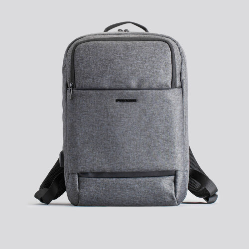 grey book bag